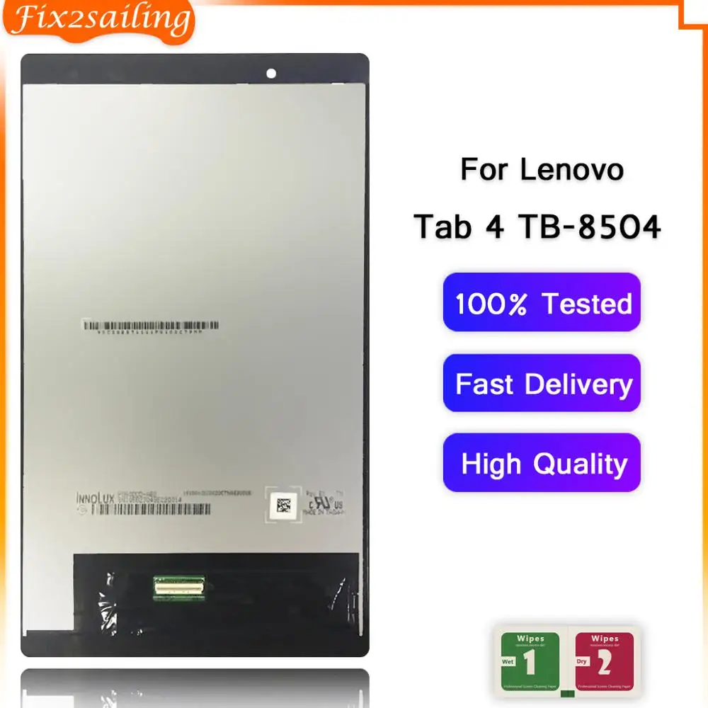 Для планшета Lenovo Tab 4 ТБ 8504X ЖК дисплей сенсорный экран дигитайзер для сборки