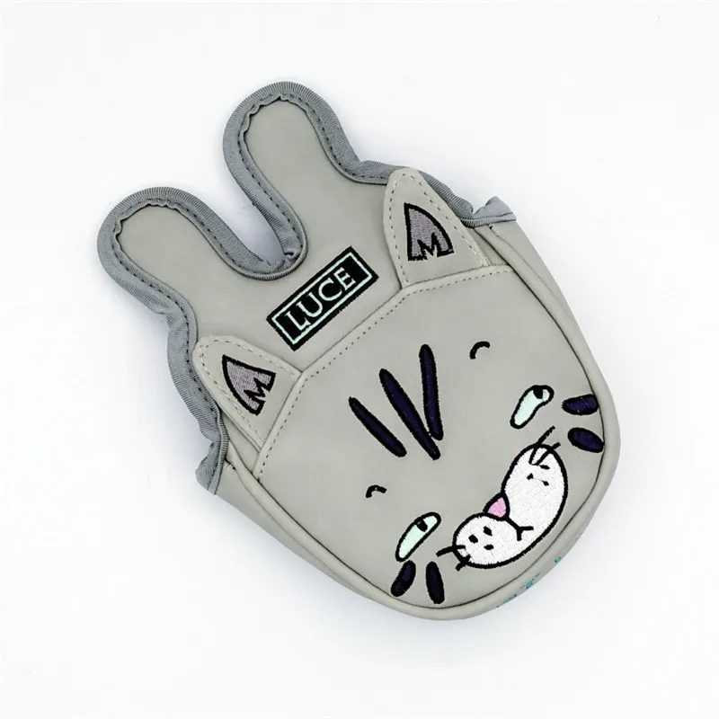 Тускло на кошка колотушка Для Гольфа Клюшка Голова Чехол из искусственной кожи