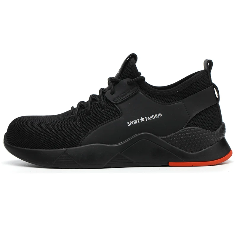 

Men Working Shoes 2020 New Casual Safety Protective Sprots Shoes Outdoor Anti Smashing Steel Toe Cap Indestructible Sneakers