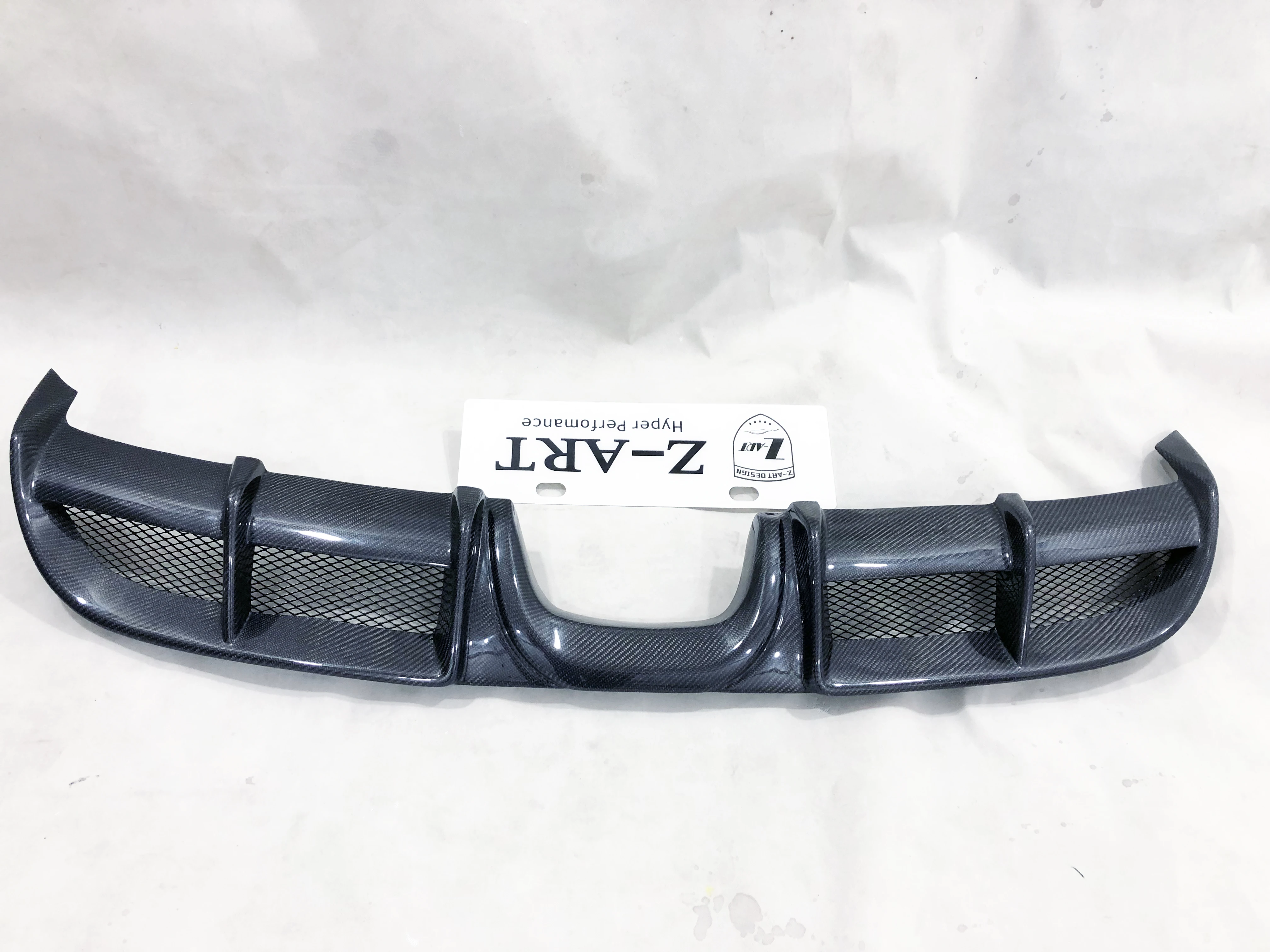 Задний диффузор Z-ART из углеродного волокна для Boxster 2016-2020 задняя губа Cayman 718 задний