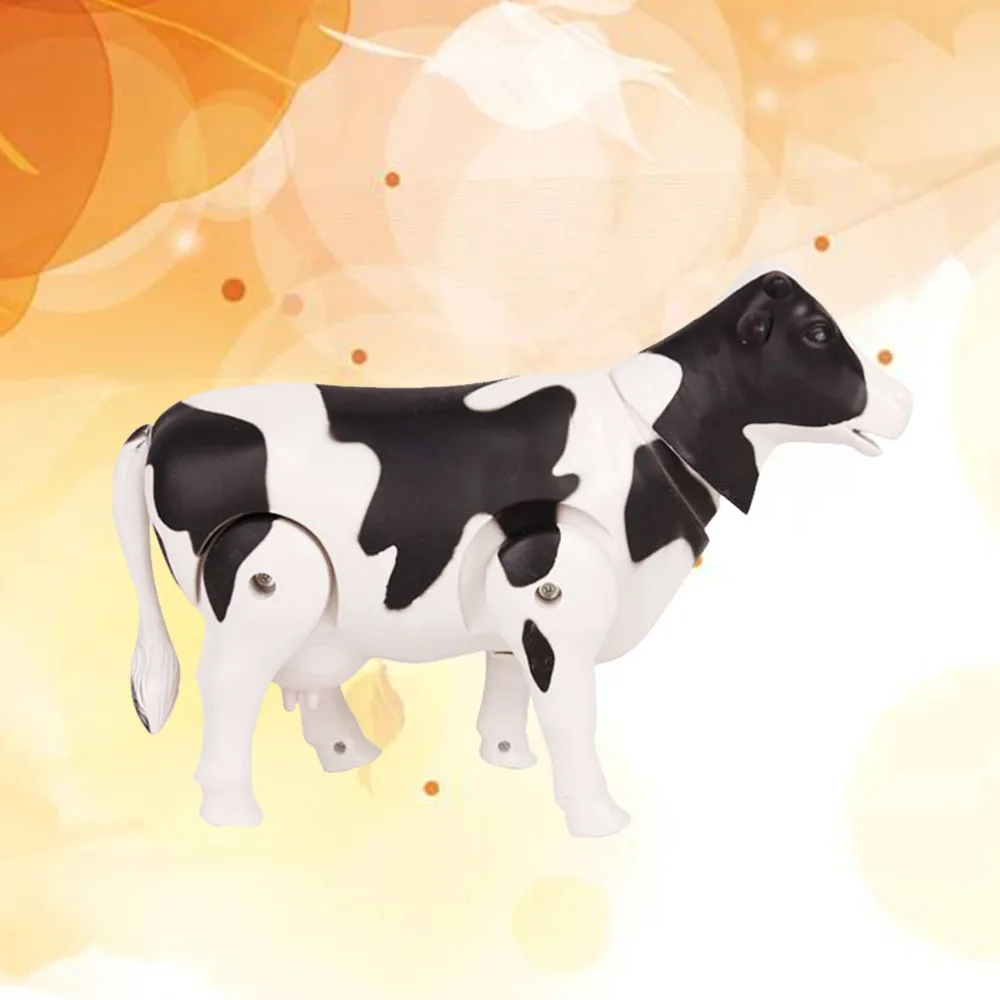 

Electric Cow Realistic Simulation Cow Figure Model for Kids Children