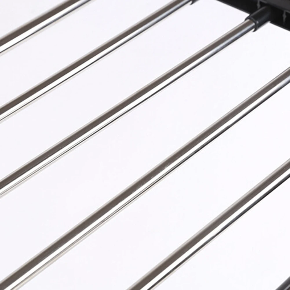 Складная вешалка для полотенец сушилка одежды полка с защитой от ржавчины