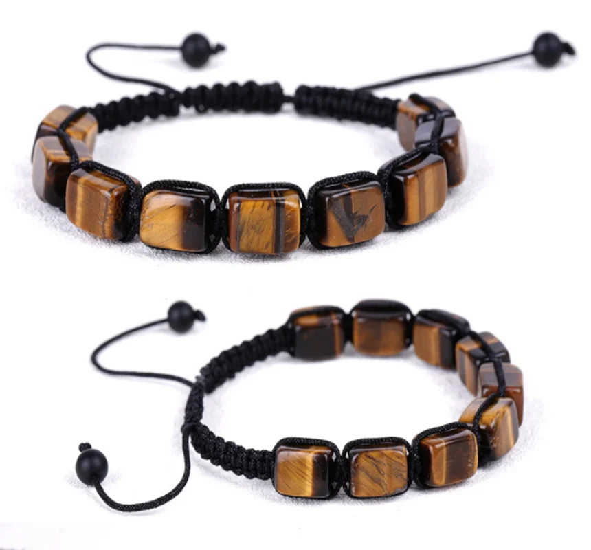 

7 Chakra Stone Bracelet Reiki Healing Crystal Natural Gemstone Braided Rope Bracelet Suitable for Women Girls Yoga Healthy