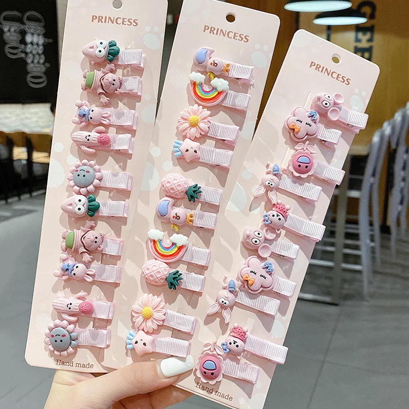 

New Cute Children Hairpin Baby Side Bangs Clip For Cute Girls Headdress Hair Accessories 5/10/20/30PCS/set
