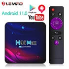 ТВ-приставка LEMFO H96 Max V11, Android 11, RK3318, 4 Гб + 64 ГБ, Bluetooth 4,0, Google Voice, 4K, Smart TV приставка 2,4G 5G Wi-Fi, Android 11