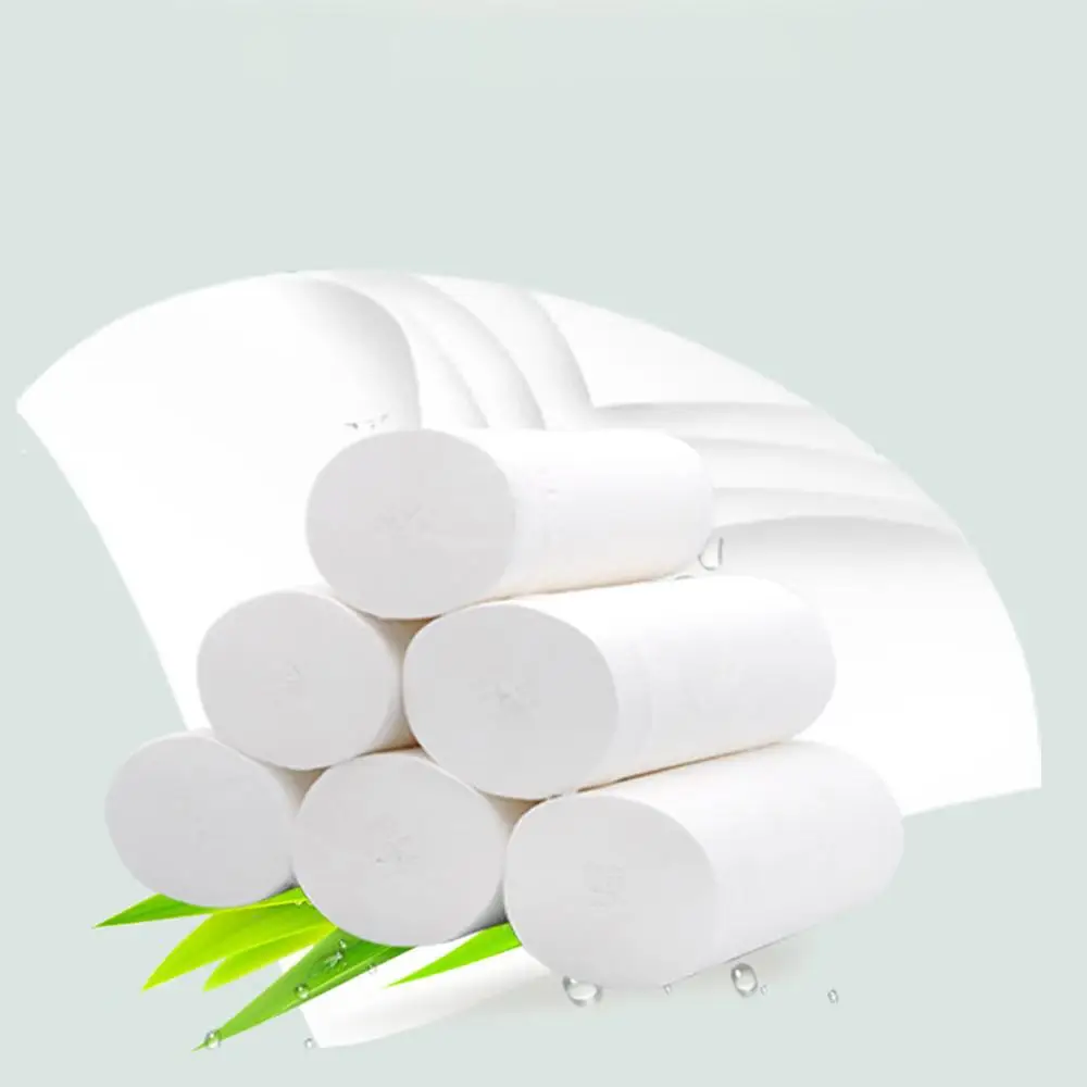 

Бытовая туалетная бумага, Экономная, искусственная туалетная бумага без сердечника, 6 штук