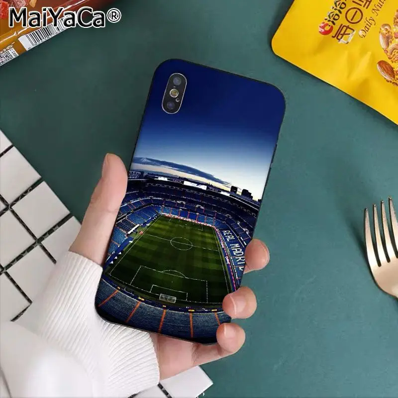 MaiYaCa Барселона Домашний футбольный стадион Новинка чехол для телефона Fundas чехол для Apple iPhone 8 7 6 6S Plus X XS MAX 5 5S SE XR чехлы