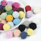 Подростковые зубы, 10 шт., диаметр 16 мм, детское уход, Прорезыватель для зубов, вязаные крючком бусины для рукоделия, ювелирные изделия, аксессуары для кормления, игрушки, детские товары