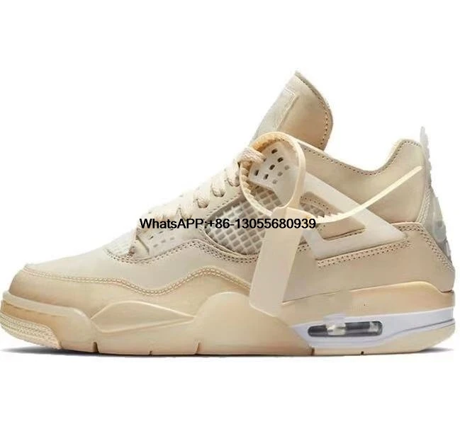 

New High 4s Basketball Shoes 4 Union What The Black Cement Men Women Sneakers Bred Sports Trainer