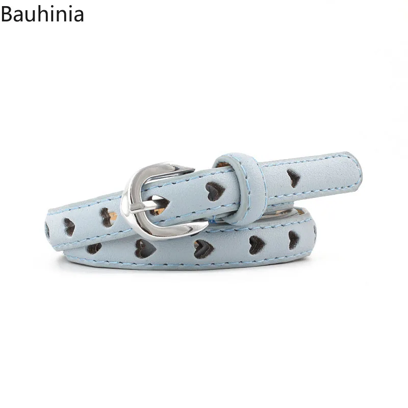 

2020 New Hollow Heart-shaped Out Women's Belt artificial leather Leather High Quality Pin Buckle Fashion Decorative Jeans Belt