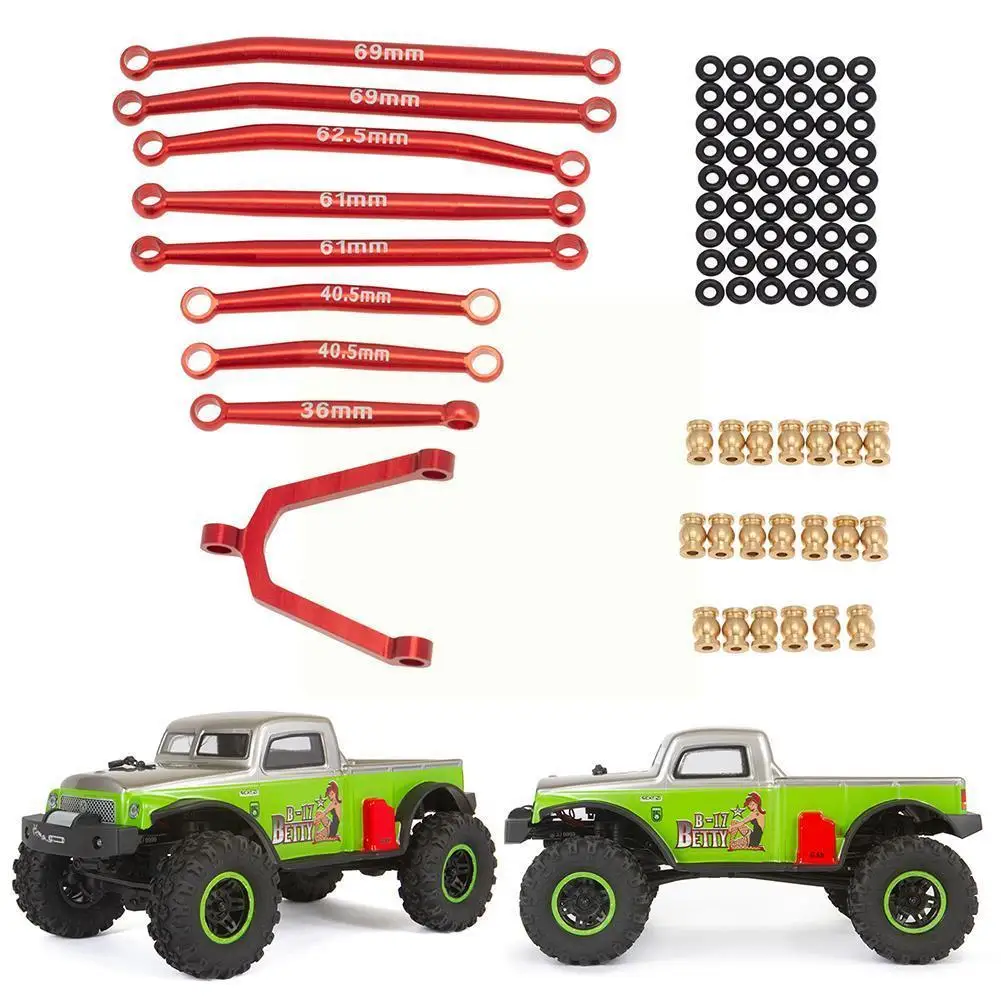 

Модель 1/24 года, гусеничный автомобиль, подходит для Axial Scx24 B-17 C10, полный комплект рулевых тяг, рулевых тяг, G3r5