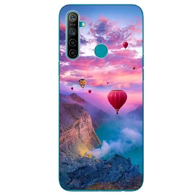Полностью защищающий чехол накладка для OPPO Realme 5i противоударный ТПУ силиконовый