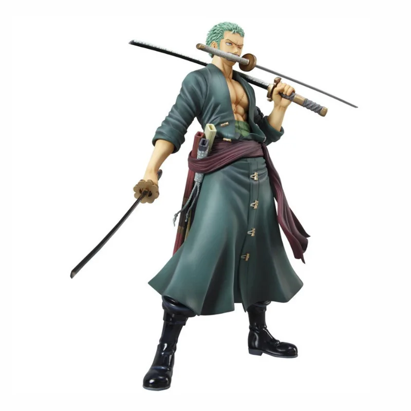 

Good PVC Excellent Model Anime One Piece Action Figure Roronoa Zoro P.O.P Sailing Again Big Assemble Modeling Toy Collectibles