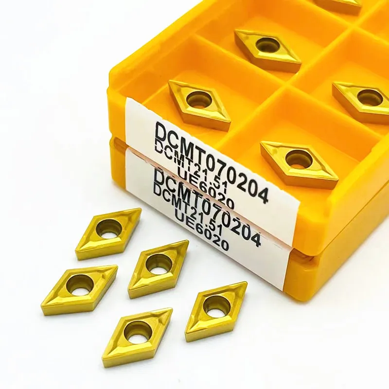 Токарный инструмент DCMT070204 VP15TF UE6020 US735 для внешней обточки токарный металла