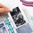 Альбом для рисования A6 Mini, прозрачный полипропиленовый мини-органайзер с 3 отверстиями, аксессуары для дневника и ЗИП-бумаги