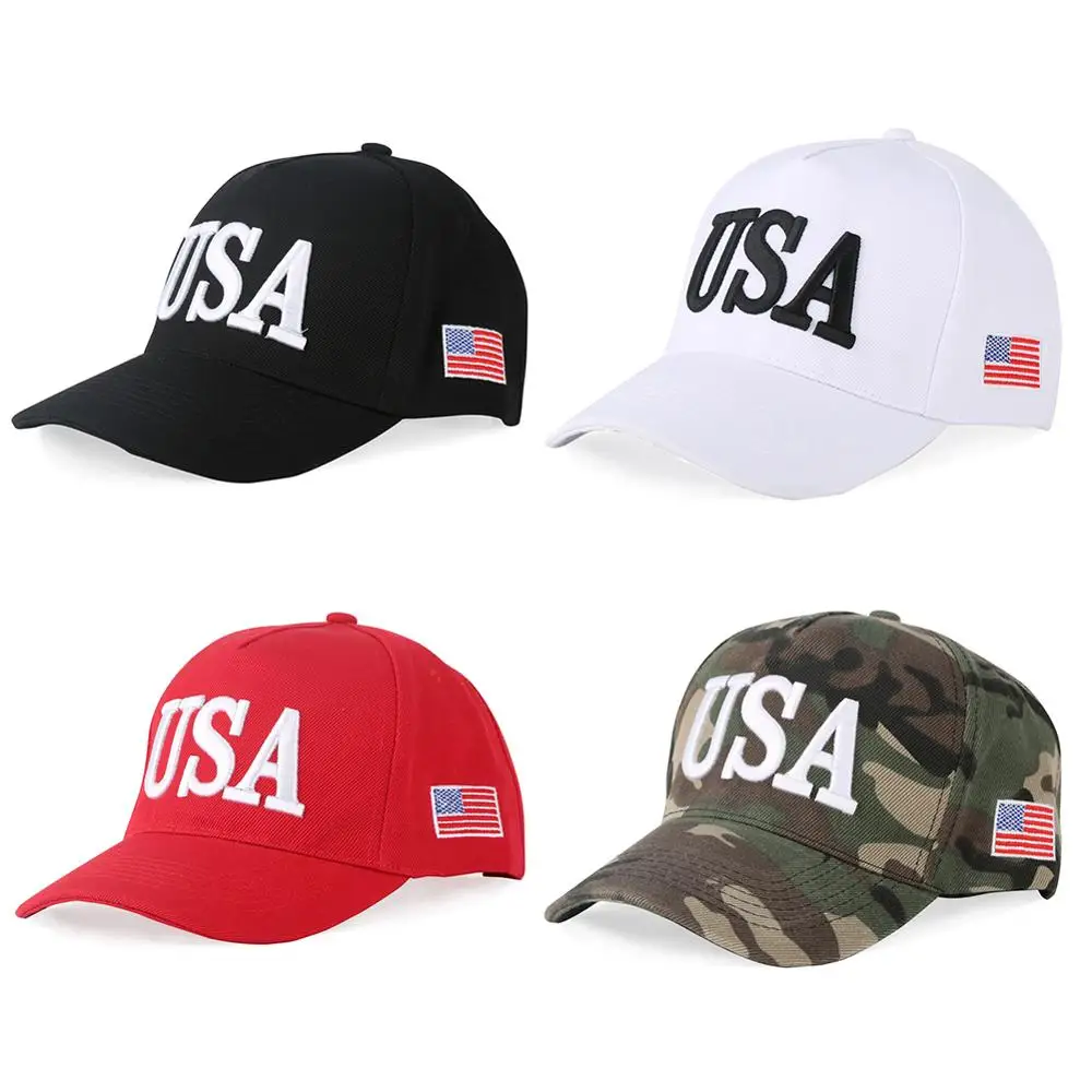 Бейсбол Кепки Дети буквы USA вышивка для Для мужчин женщин Casquettes Шапки папа в стиле