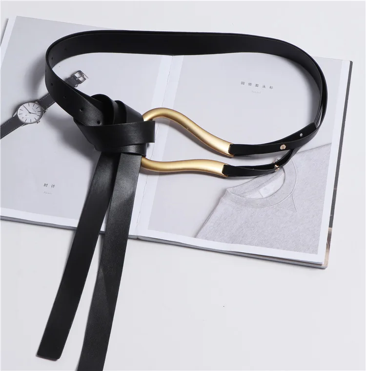 Модный женский ремень с u образной пряжкой из искусственной кожи новый