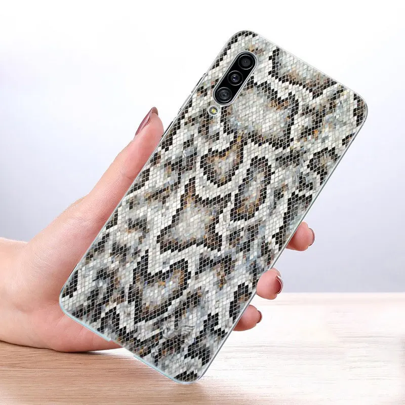 Чехол с текстурой змеиной кожи питона для Samsung Galaxy A03S A10S A20E A20S A21 A30 A40 A42 A90 J2 J3 J5 J7 2016