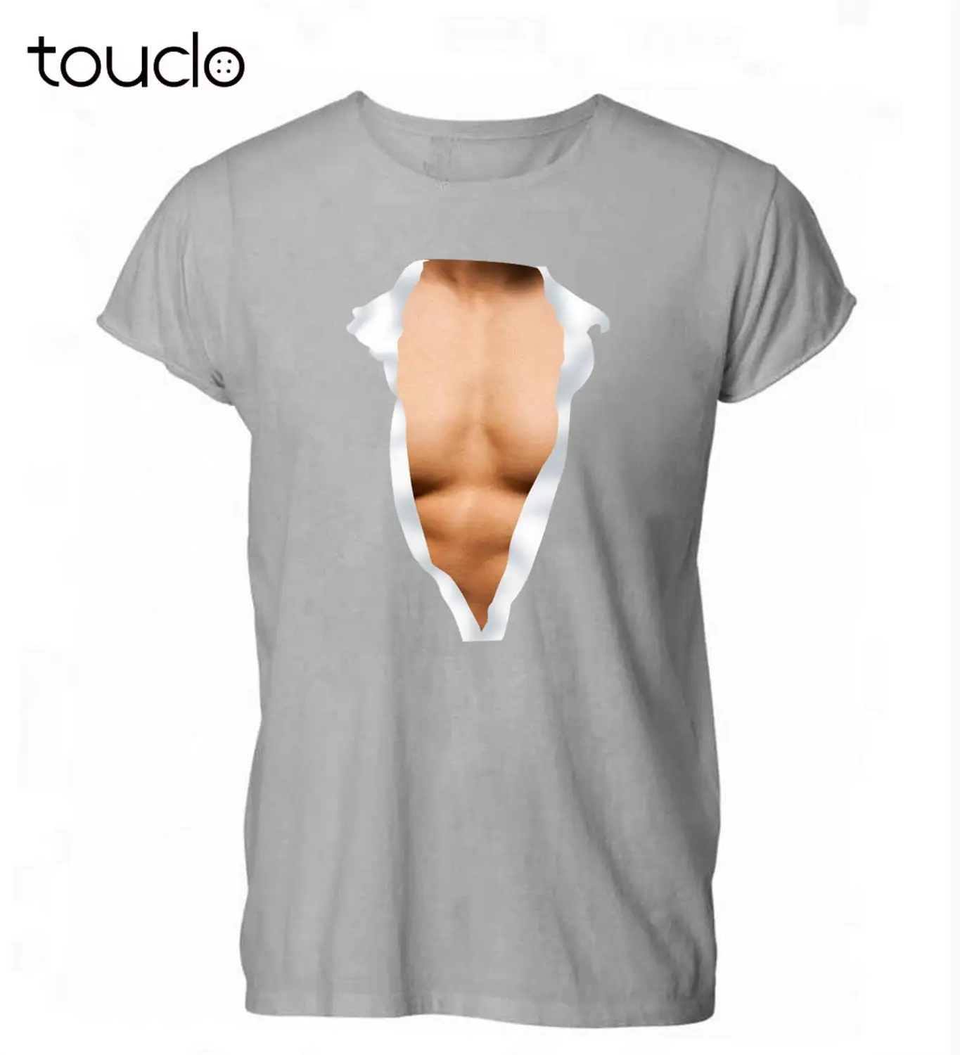 Летняя мода горячая Распродажа Мужская футболка с открытой грудью без одежды