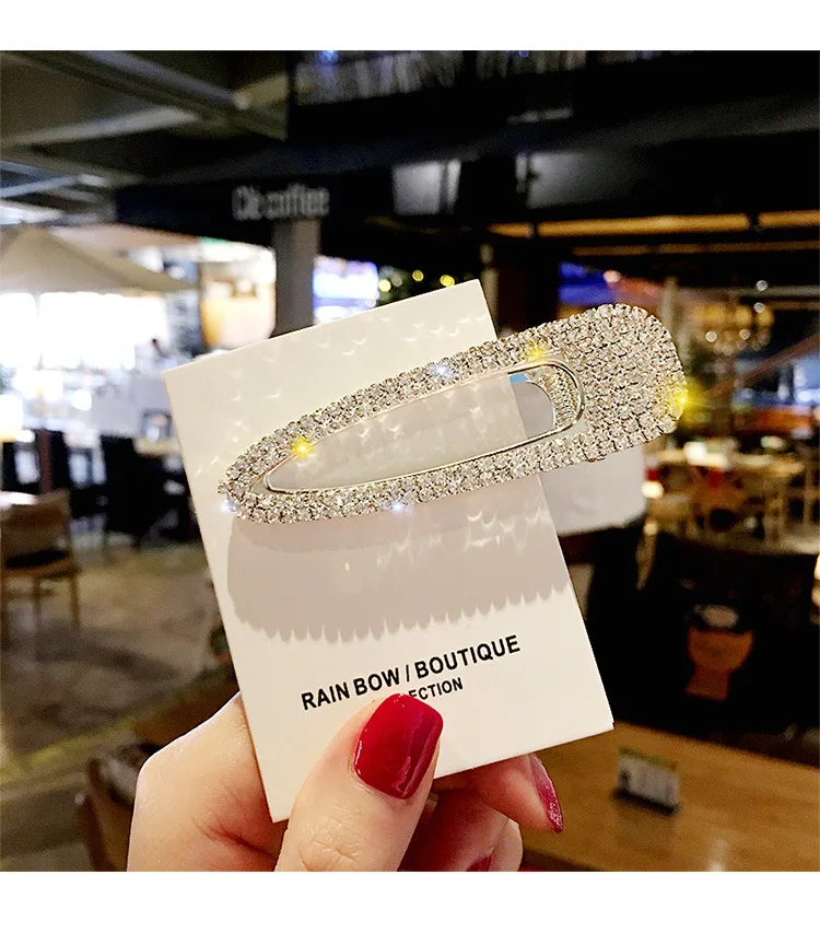 Новая Корейская версия чистой красной невесты головной убор челка клип