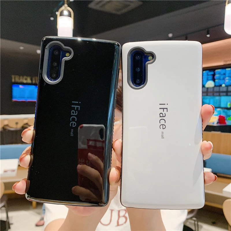 Чехол для телефона iFace Mall ударопрочный жесткий чехол Samsung Note 10 Plus 9 8 Galaxy S10