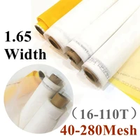 165cm width 40 280mesh polyester white silk screen printing mesh fabric for clothes textiles screen printing mesh filter net