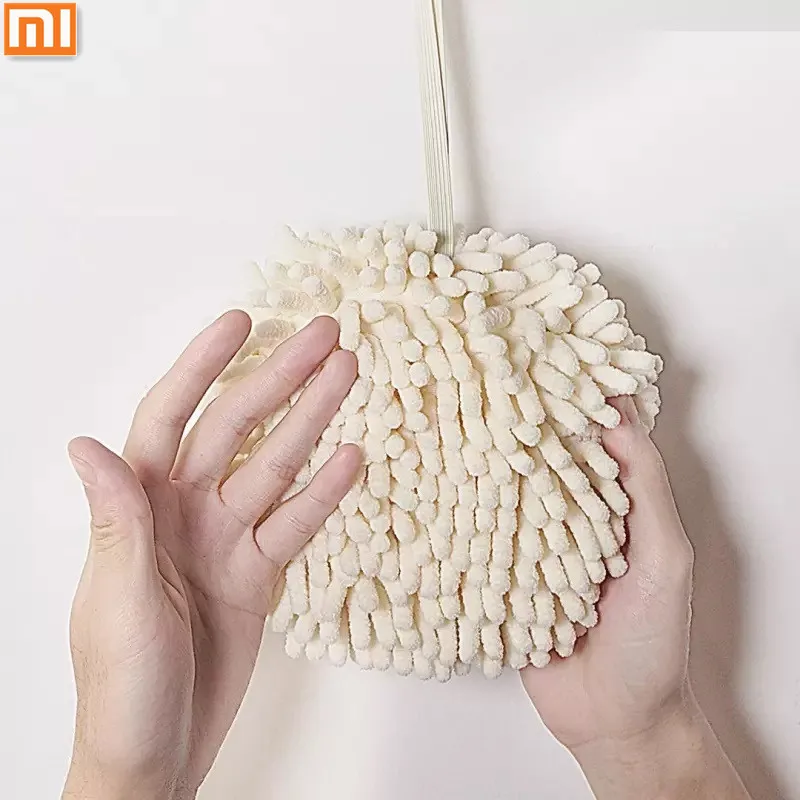 Xiaomi Qualitell протирать полотенца для рук мяч супер абсорбент быстро сохнет мягкий на