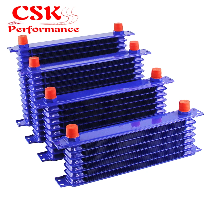 Универсальный Масляный радиатор коробки передач AN10 7Row 262 мм + алюминиевый фильтр