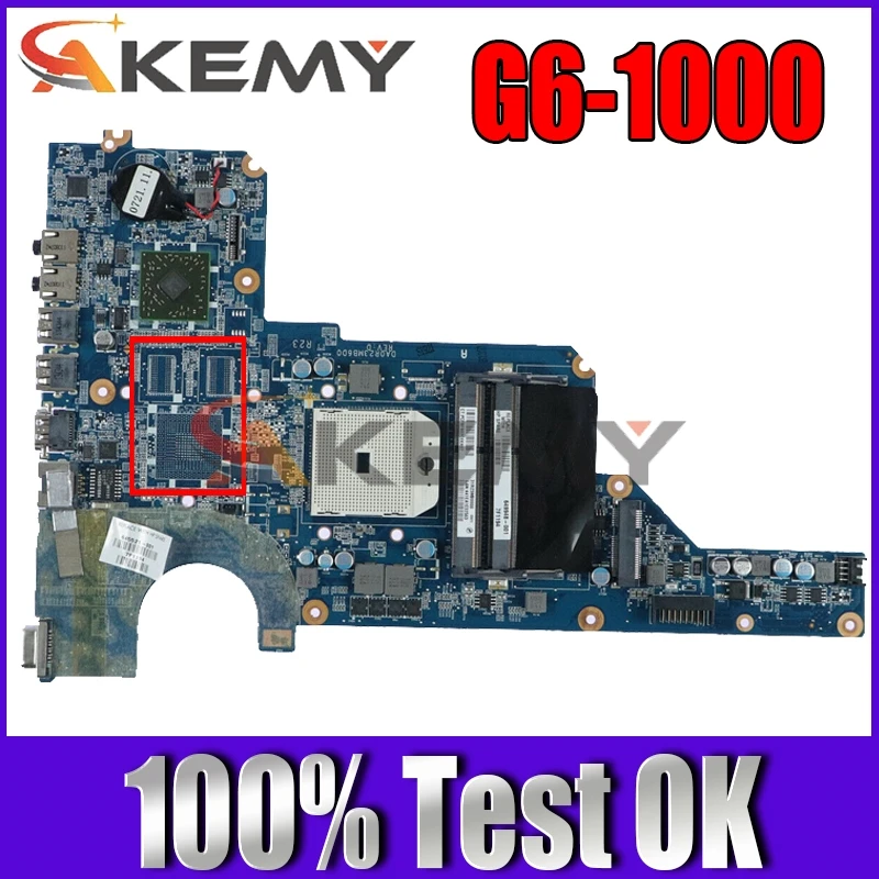 

Материнская плата AKemy для ноутбука HP Pavilion G4 G4-1000 G6-1000 G7 AMD 649948-001 649948-501 DA0R23MB6D0 DA0R23MB6D1