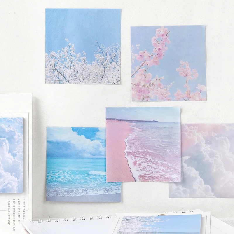 Старый Время прослушивания ветра серии липкий блокнот для заметок дневник