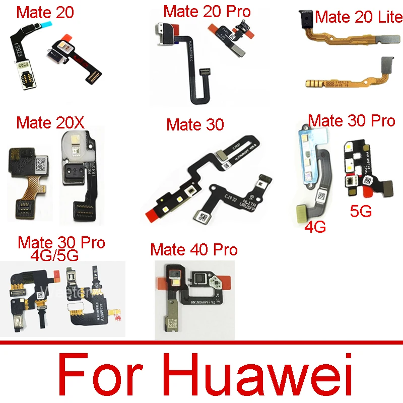 Гибкий кабель датчика приближения для Huawei Mate 7 8 9 10 20 30 Lite Pro 20X Maimang 6 запасные
