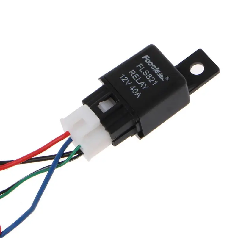 

Universal 12V 40A Relay Wiring Harness With On/Off Switch Kit For Car LED Fog Light L41C