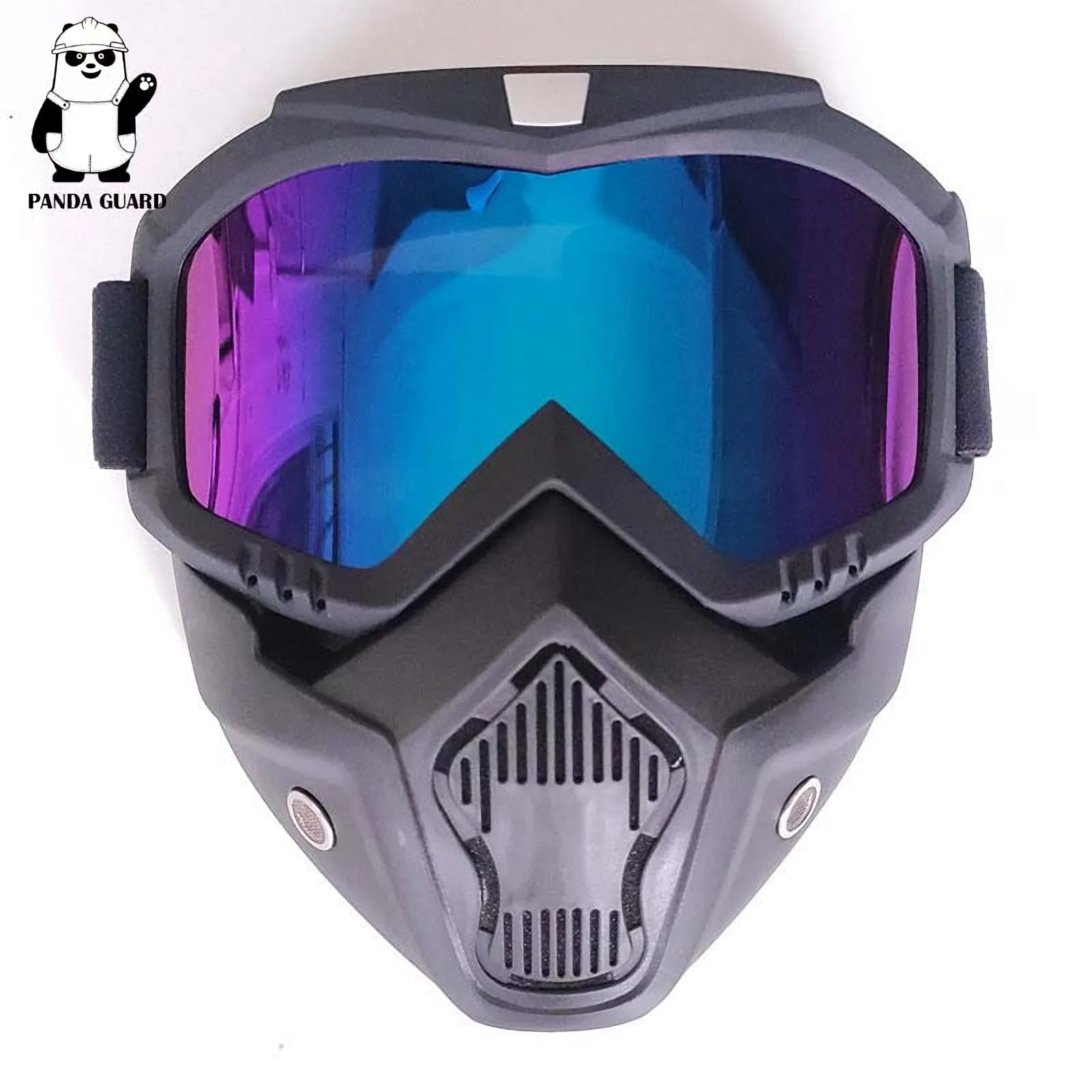 

Motorcycle Goggles Removable Mask Open Face Helmet Detachable Windproof Motocross Eyewear 6 Colors
