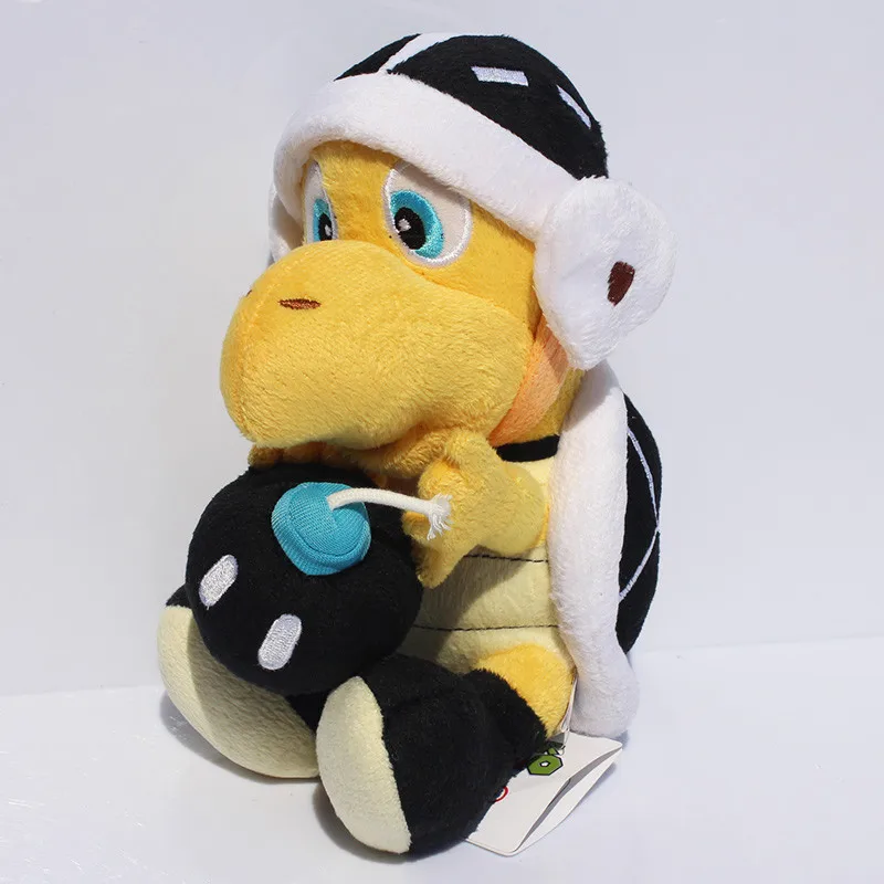 20cm with bomb Супер Марио Broser JR 3D Land Bone Kubah Koopa Dragon Темный боусер Kamek Waluigi Wario Lemmy Morton Roy Bully Odyssey плюшевые игрушки - Цвет: 20cm with bomb