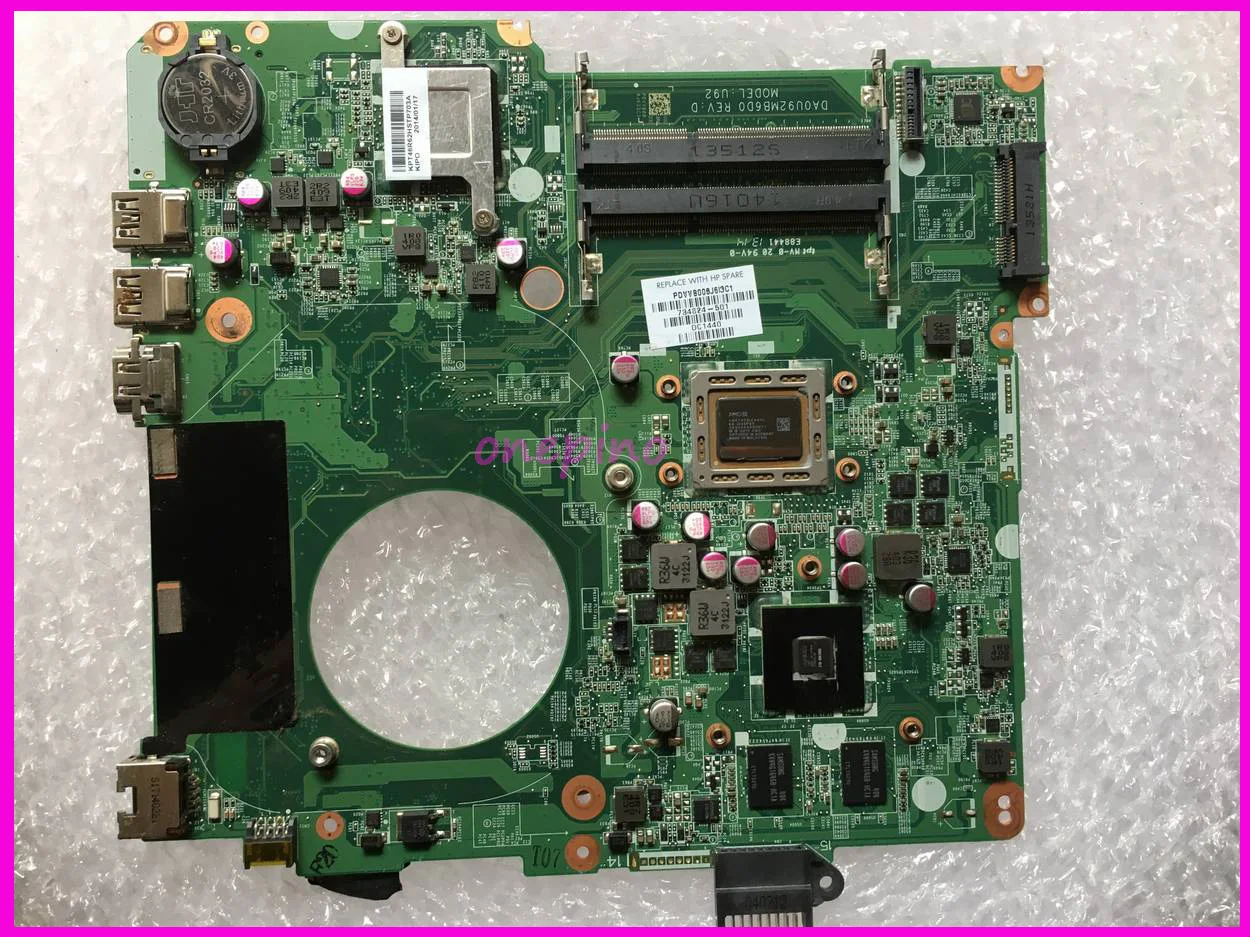 734824-501 734824-001 для ноутбука HP PAVILION 15-N 15z-N 15Z-N100 15Z-N200 DA0U92MB6D0 материнская плата 8670M 2G A10
