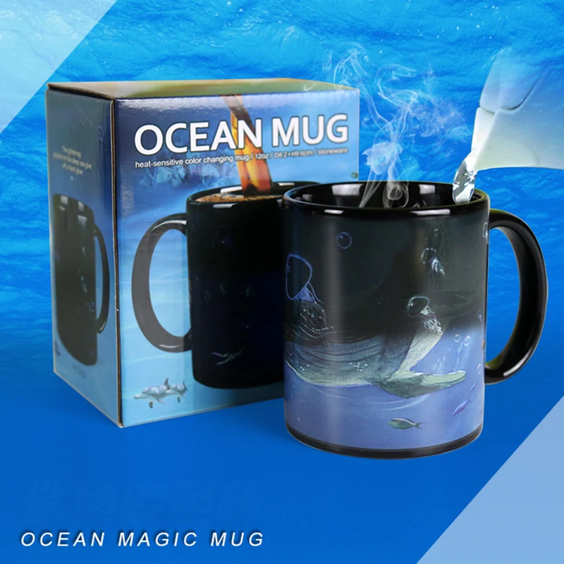Кружка для кофе с изменением цвета датчиком температуры | Дом и сад