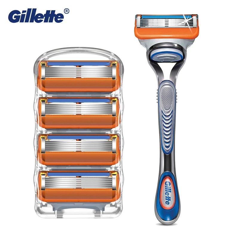 Gillette Fusion5 Мужская бритвенная ручка со сменными лезвиями для ручного бритья