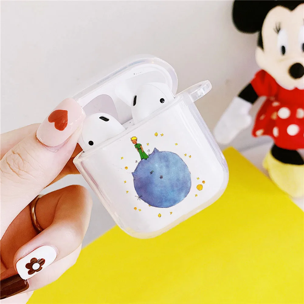 Новый милый мультяшный чехол для наушников с изображением Маленького принца