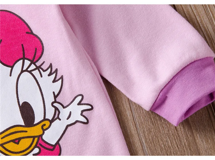 Детские комбинезоны disney для новорожденных; Одежда для маленьких девочек; Одежда для мальчиков с Микки и Минни; Roupa Bebe; зимние комбинезоны с длинными рукавами с героями мультфильмов для младенцев