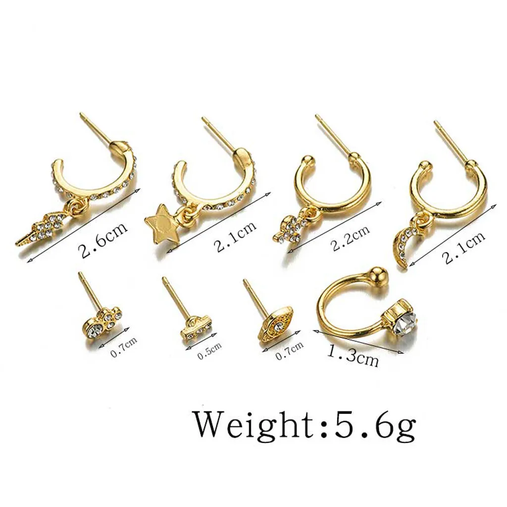 

Gold Color Casual High quality Hoop Earrings for Women Small Simple Round Circle Huggies Ear Rings Steampunk Accessories