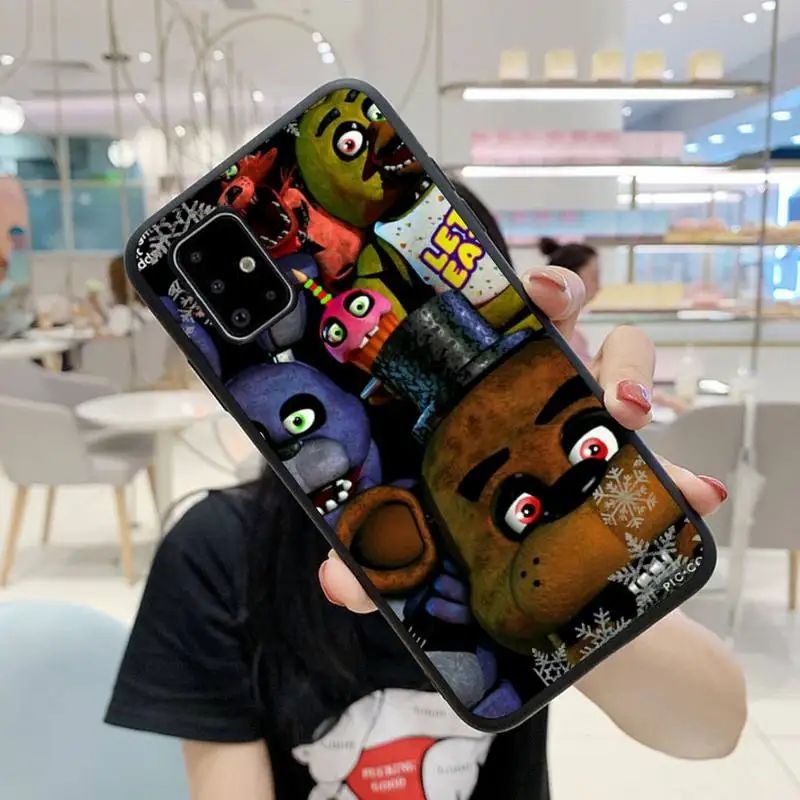 

TOPLBPCS Fnaf Animatronics Phone Case For Samsung S5 S6 S7 S8 S9 S10 S20 S21 Edge Plus E Fe Lite Fundas Cover