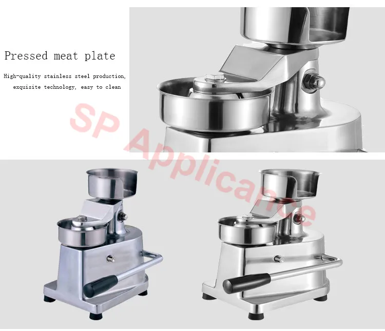 Пресс для гамбургеров ручной мяса птицы котлет 100 мм 130 гамбургер изготовление