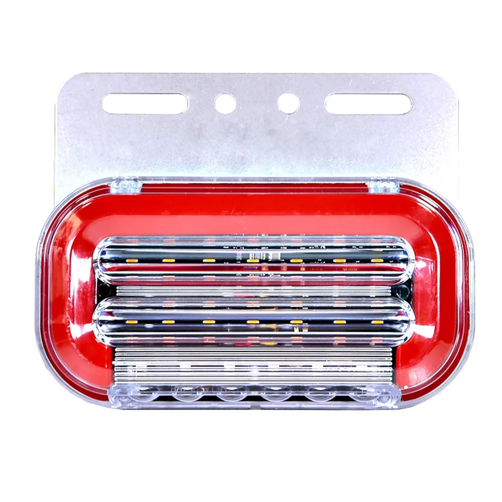 

1PC 24V 12 LED Car Truck Side Marker Lights External Signal Indicator Lamp 2000-4000k For Universal Truck Trailer Van Bus
