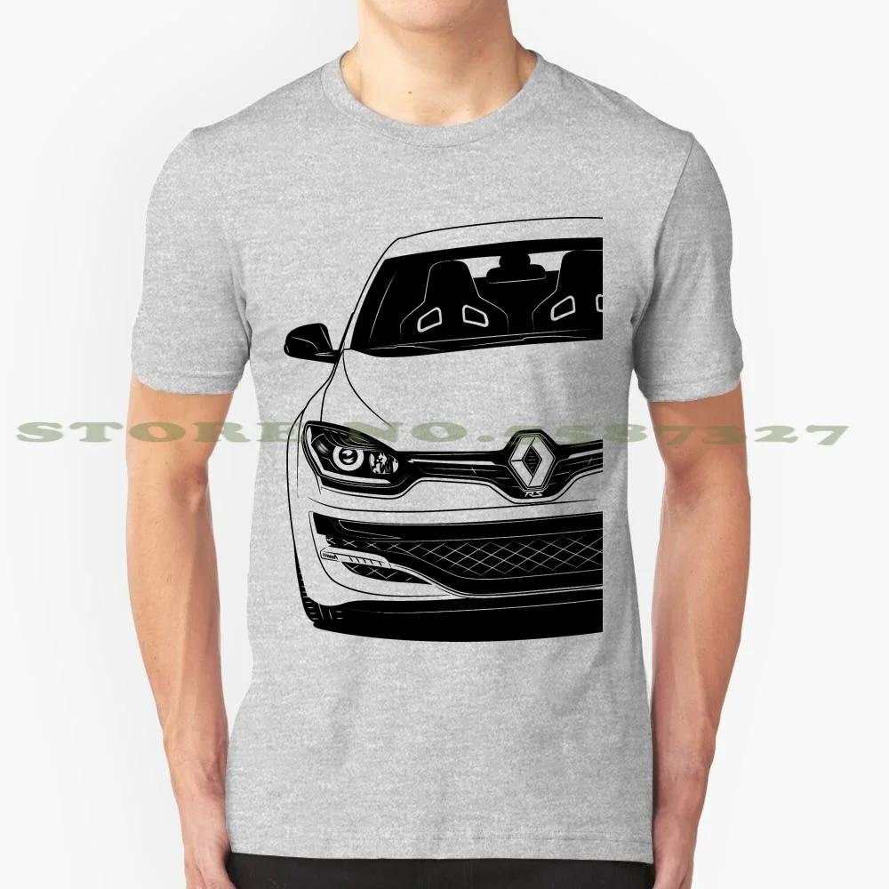 

Renault Megane Rs Facelift 275 2014, лучшая рубашка с изображением трофея, классный дизайн, модная футболка, футболка Renalut Megane 275, трофей Facelift Rs