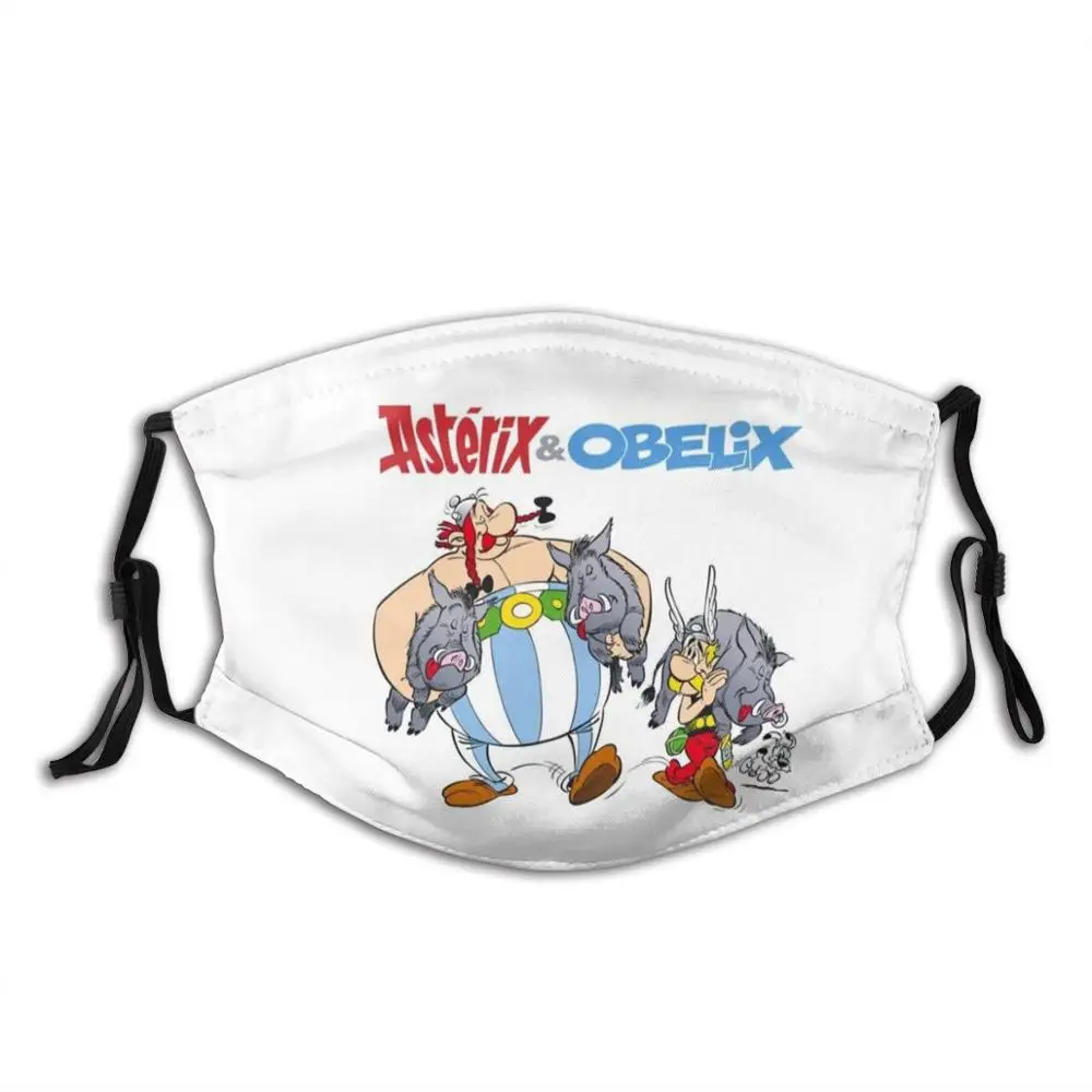 

Asterix & Obelix Hunting T-Shirt Design Face Mask With Filter