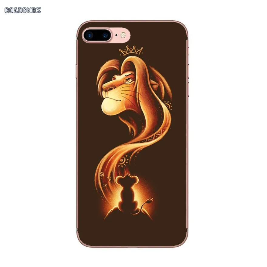 Чехол для мобильного телефона samsung Galaxy S2 S3 S4 S5 Mini S6 S7 Edge S8 S9 S10 Lite J4 J6 Plus Европа лев Король Simba - Цвет: image 1