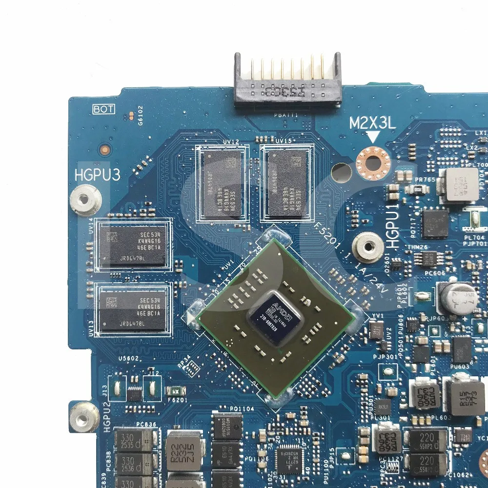 Материнская плата LSC для ноутбука DELL 5559 с процессором SR2EZ I7-6500U R5 M335 4G GPU AAL15 LA-D071P 0YVT1C