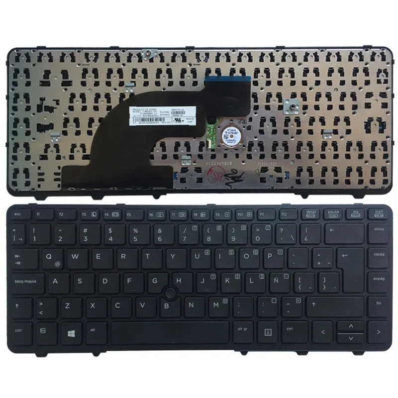 Новая Латиноамериканская Клавиатура для ноутбука HP PROBOOK 640 G1 645 черная раскладка LA