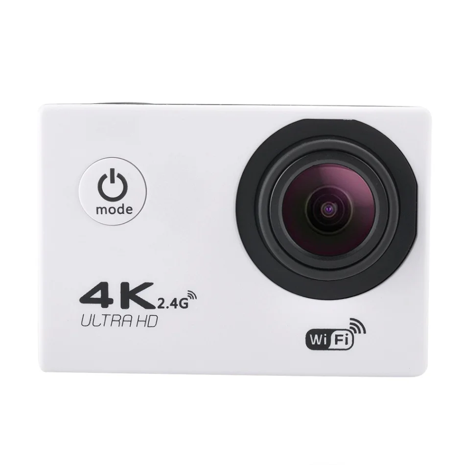 Белый Фото мини-камера F60R 4K wifi Full HD 1080P Экшн-камера Водонепроницаемая 30 м 120 градусов широкоугольный для экстремальных видов спорта на открытом воздухе - Цвет: Белый
