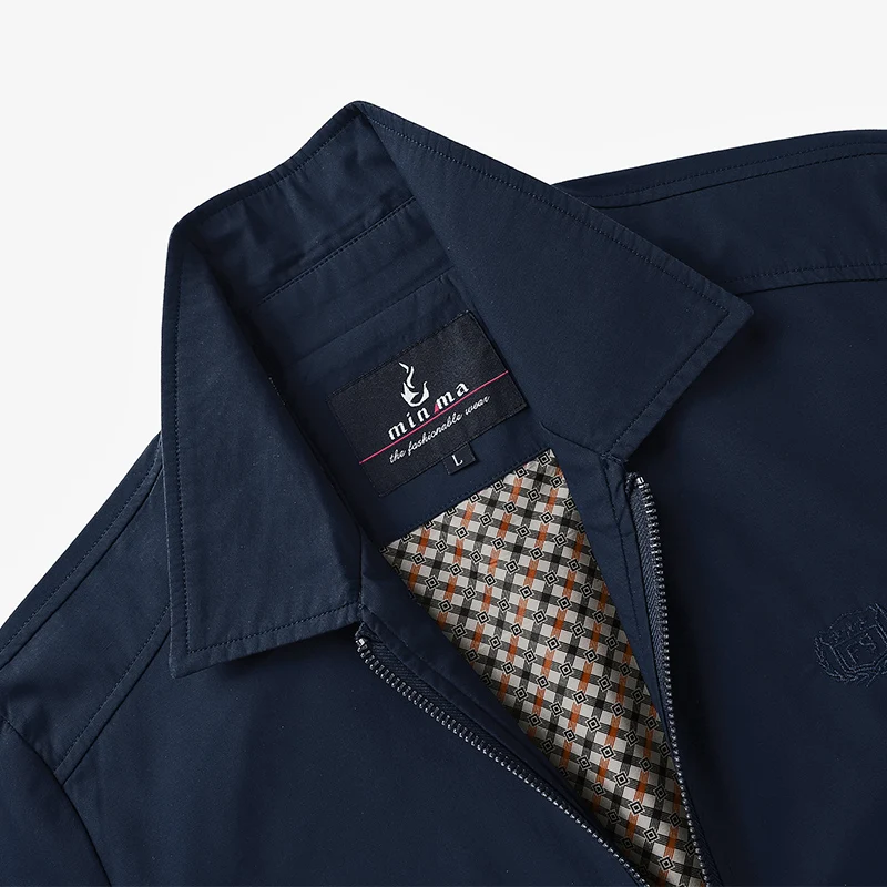 

Men's Jacket 2021 New Autumn Coat Fashion Long Sleeve Casual Men's Clothing Windbreaker Lapel Collar Outwear Tops